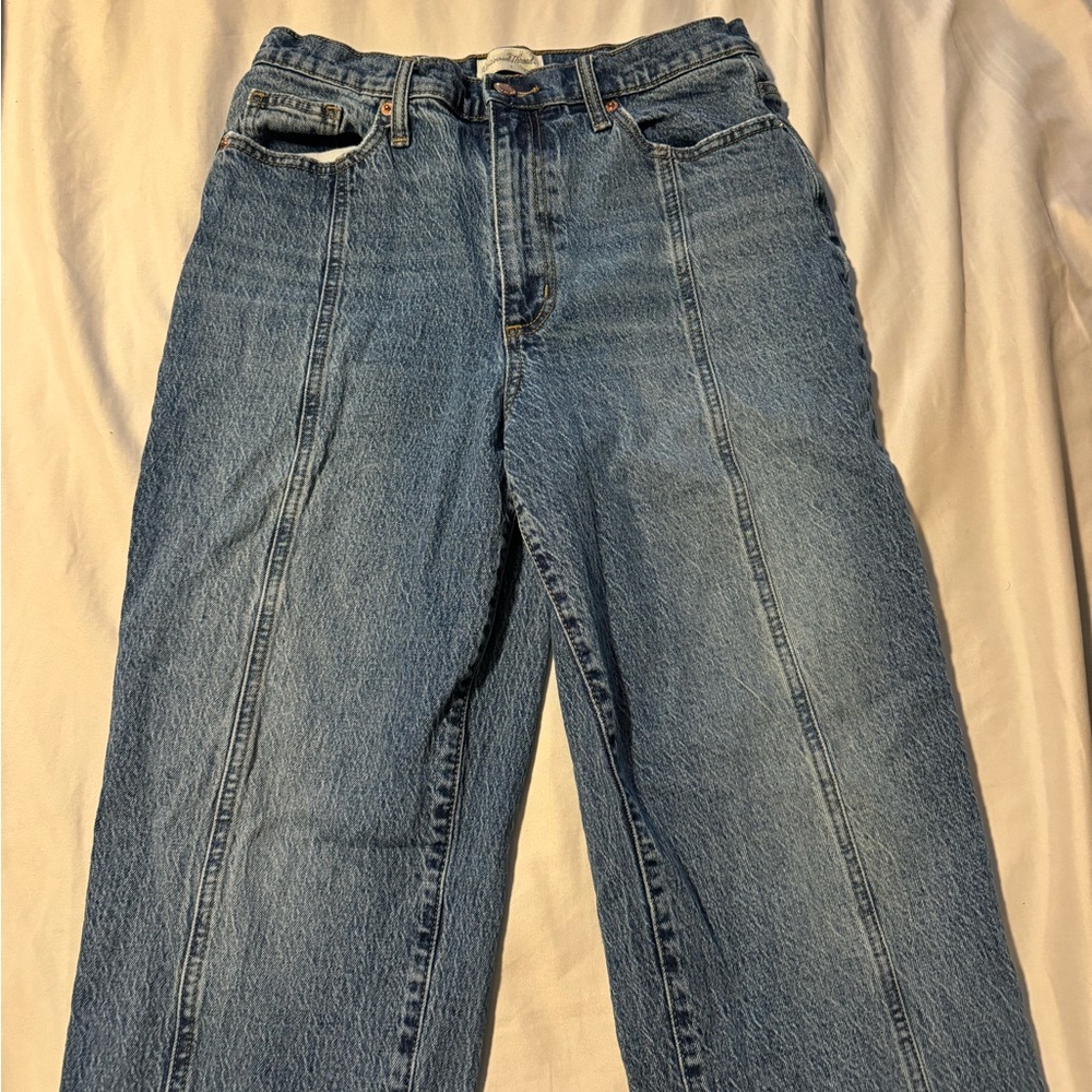 Target dark wash baggy jean